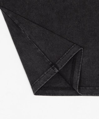 WEGO 【ユニセックス着用ITEM】ブリーチダメージアップリケノースリーブ ブラックその他