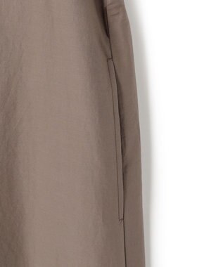 23区 【先行予約】ナイロンコットンタフタ シャツワンピース モカ系