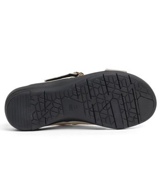 REGAL FOOT COMMUNITY 【リーガルレディース】F04S ベルトサンダル アイボリーゴールド