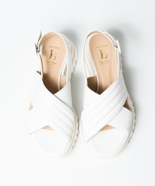 BONTRE 【LucaGrossi/ルカグロッシ】厚底クロスベルトストラップサンダル