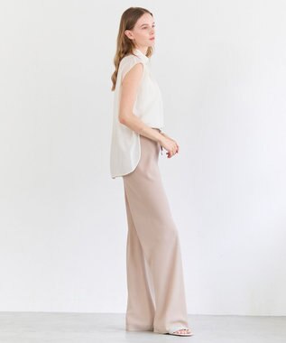 BEIGE， FLEUR / ドレープ イージーワイドパンツ Beige