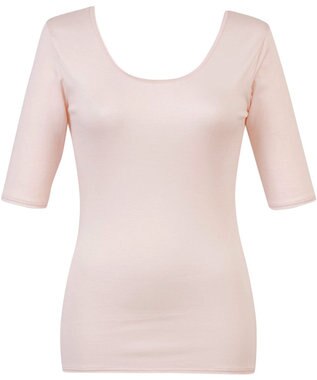 Wing あったかインナー 綿100％ 毛玉になりにくい 型くずれしにくい 【綿の贅沢 リッチ】 5分袖 半袖 秋 冬 EL4582 ウイング／ワコール