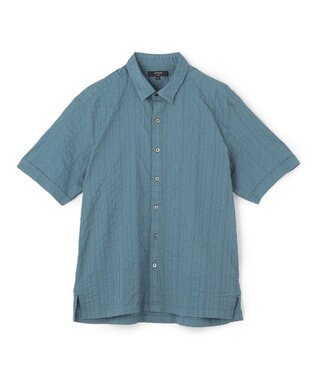 JOSEPH HOMME 【新素材】タックドビーストレッチ 　レギュラーカラー半袖シャツ
