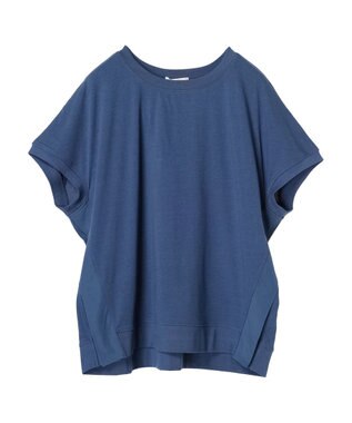 Green Parks フレンチスリーブ脇ドッキングカットプルオーバー Blue