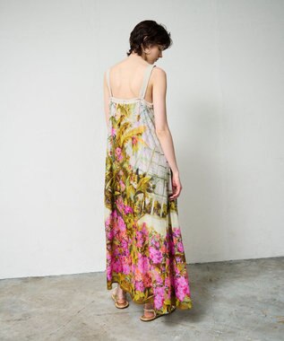 GRACE CONTINENTAL ジャルダンプリントマキシ マルチ