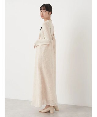 earth music&ecology フラワージャガードキャミワンピース Ivory