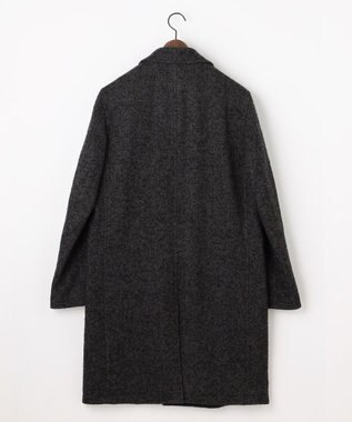 JOSEPH ABBOUD 【キングサイズ・尾州産カシミヤブレンド×アルパカ混素材】カシミヤブレンドアルパカヘリンボン チェスターコート グレー系7