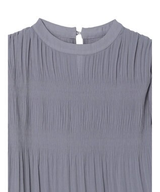 earth music&ecology マジョリカプリーツブラウス Sax