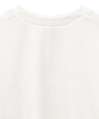 Green Parks フリース袖リブドッキングプルオーバー Beige