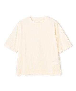 UNFILO ストレッチベロア Tシャツ エクリュ