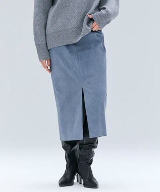 CISCO / フェイクスエードIラインスカート