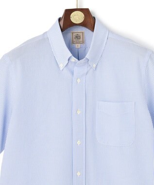 J.PRESS MEN 新色追加【 高通気性 / 軽量 / ノンアイロン / 撥水】【BEAT HEAT SYSTEM】半袖シャツ / B.D. サックスブルー系1
