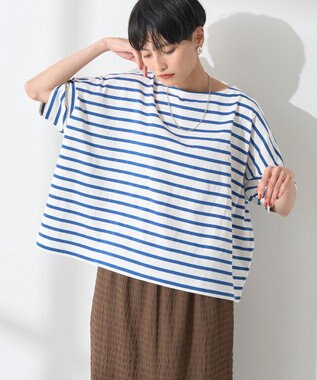 AMERICAN HOLIC バスクボーダー半袖プルオーバー