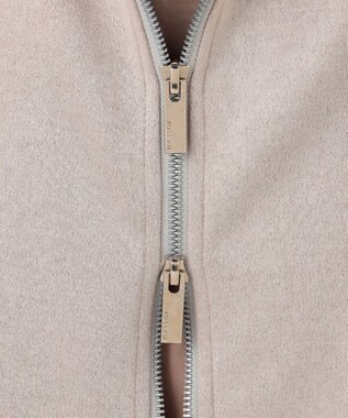 JOSEPH HOMME 【WEB・一部店舗限定  】レザーライクポンチ　ジップアップパーカー ベージュ系