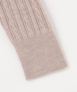 J.PRESS LADIES 【洗える】KNIT BASIC クルーネック ニット トップベージュ系