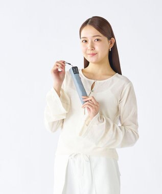 MOONBAT 【遮光100％/超軽量 /雑誌掲載】マジで軽い傘 晴雨兼用折りたたみ日傘 50cm マジカルテックプロテクション ライトグレー