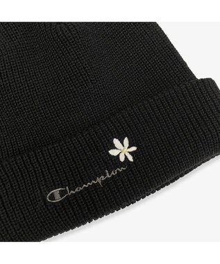 林八百吉商店 Champion　アゼフラワーニットワッチ ブラック