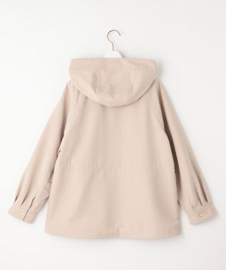 ANY SIS L 【撥水】フーディショート ブルゾン ライトベージュ