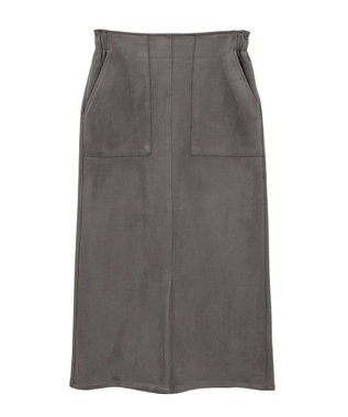 AMERICAN HOLIC ヌバック調スカート Gray