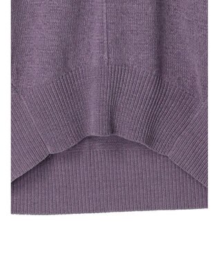 CRAFT STANDARD BOUTIQUE 洗えるコードモールＶネックプルオーバー Purple