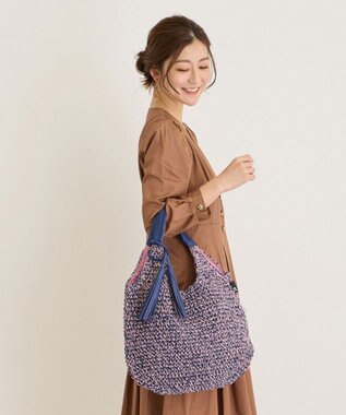 ROOTOTE 1150【カゴバッグ】LT.ラウンド.バスケット-C 03：ブルーベリー