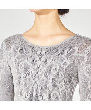 Chacott 【ノーソーイングニット】リバーシブルクルーネックトップ グレー