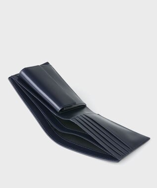 Paul Smith マーケトリー ブライトストライプ ラビット 2つ折り財布 ネイビー