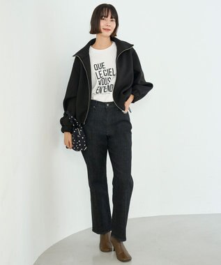 UNFILO コットンスムース グラフィック ロンＴ オフ(ロゴ)