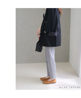 Pointer 本革ドライビングシューズ キャメル(ヌバック)