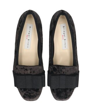 Bridget Birkin ＜3E＞【Bridget Birkin Walk】スクエアオペラコンフォートシューズ ブラック雑材