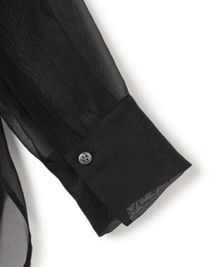 ICB 【先行予約】 ドライシアーオーガンジー シャツ ブラック