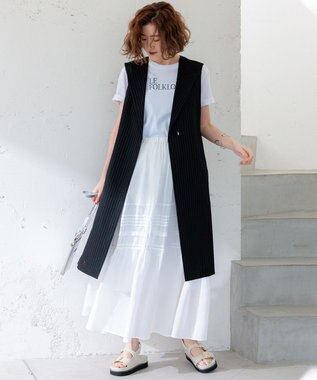 23区 L FOLKLORE ロゴTシャツ ホワイト系