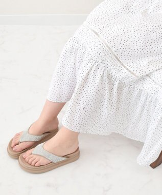 Bridget Birkin 【Bridget Birkin】ビジュートングサンダル ベージュ