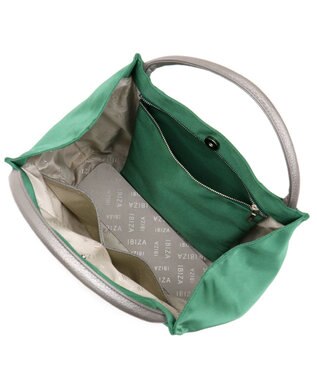 IBIZA フガール　ナイロン　ハンドバッグ 薄緑