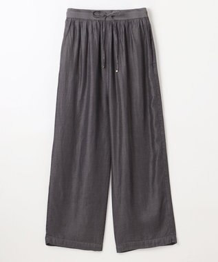 ANY 【手洗い可能/ウエストゴム】ウォッシャブルデニムパンツ チャコール