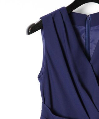 GRACE CONTINENTAL カシュクールドレス ネイビー