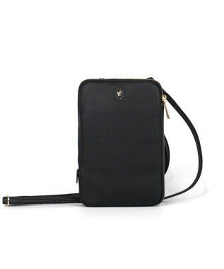 PELLE BORSA お財布機能縦ポシェット Reinette レネット 4784 ブラック
