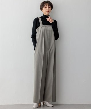 23区 【Oggi1月号/CLASSY.11月号掲載】ウーステッドウール リブタートルネック ニット ブラック系