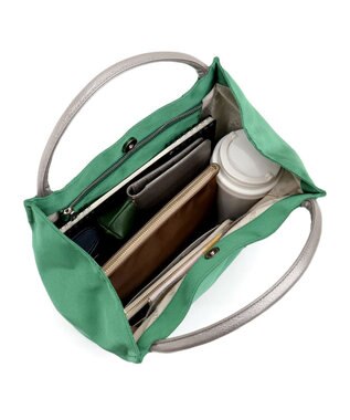 IBIZA フガール　ナイロン　ハンドバッグ 薄緑