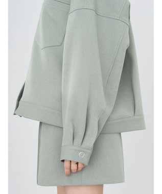 earth music&ecology ショート丈カバーオール Khaki