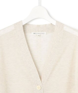 23区 【CanCam10月号掲載/CLASSY.10月号掲載】シャイニーシアー カーディガン アイボリー系