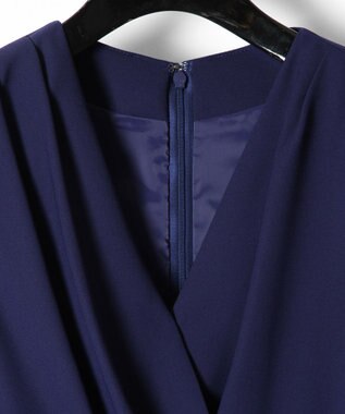 GRACE CONTINENTAL カシュクールドレス ネイビー