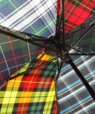 +RING 【プラスリング】【数量限定】【UVカット90%以上】レディース向け 晴雨兼用 折傘 CHK T1184 NEW COLLECTION マルチカラー