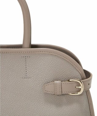 TOPKAPI 【Breath TOPKAPI】SCOTCH GRAIN スコッチグレイン ベルトデザイン ショルダー付き ミニトート バッグ グレージュ