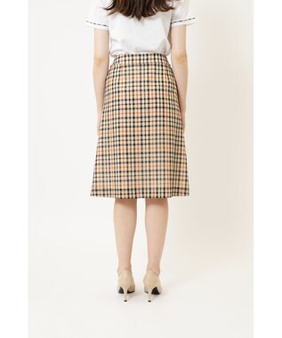 DAKS ウールボイル チェックキルト スカート ハウスチェック