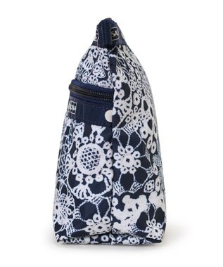 LeSportsac COSMETIC CLUTCH/フローラルレースネイビー フローラルレースネイビー