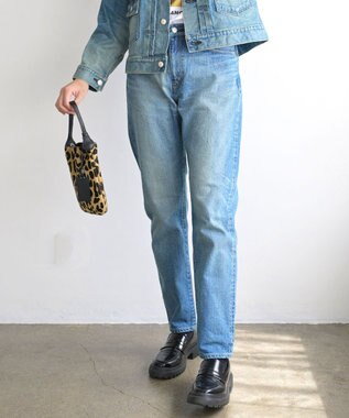 caqu modern tapered 腰回りユッタリ テーパードシルエットデニム