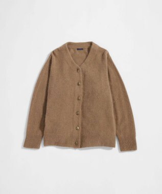 LENO BRUSHED CARDIGAN へアリーニットカーディガン MOCHA