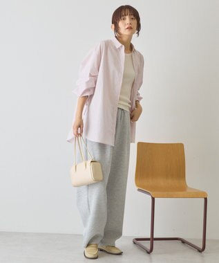 AMERICAN HOLIC 【イージーケア】バックギャザーリボンシャツ Pink