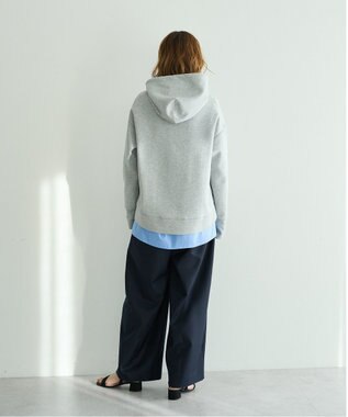 YECCA VECCA ベルト付きカーヴィーパンツ Navy